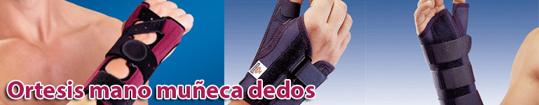 Ortesis para la mano ,muñeca y dedos