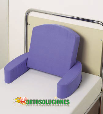 respaldo con reposabrazos para la cama 