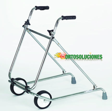 caminador con ruedas plegables