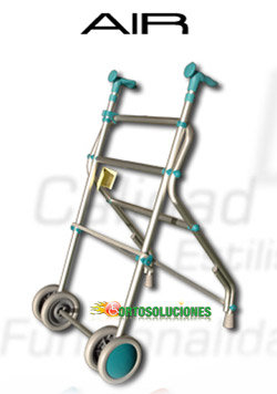 andador doble rueda air forta