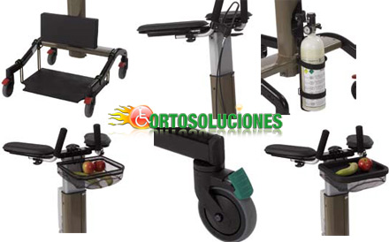 accesorios rollator invacare set up