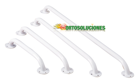 barra acero pintada epoxi blancas