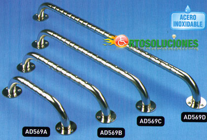 barra acero inox 90 cm
