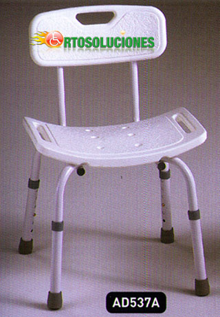 silla de aluminio para ducha