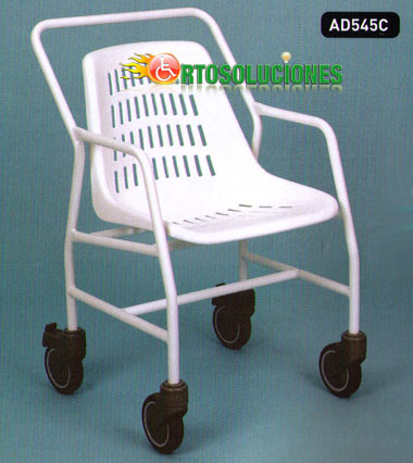 silla de ducha con ruedas