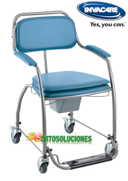 silla inodoro omega movil de invacare