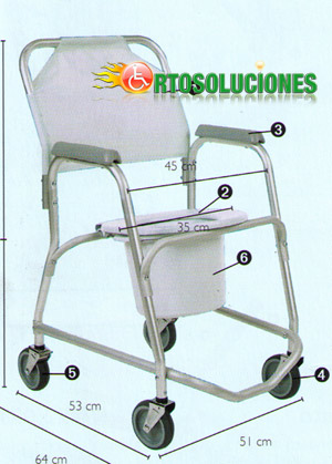 silla de ducha nepta