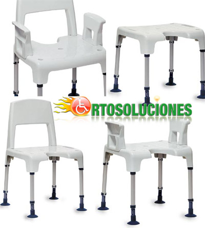 silla de ducha pico invacare