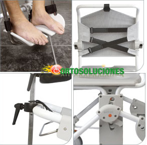 silla de ducha basculante swift mobile tilt