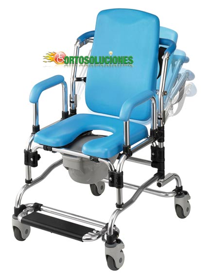 silla lavacabeza con ruedas 