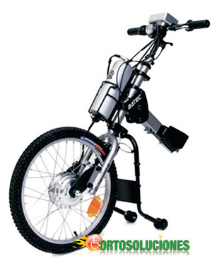 bicicleta electrica para silla de ruedas
