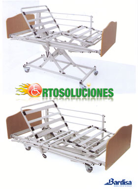 cama electrica con carro elevador 