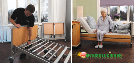 cama carro elevador electrica invacare