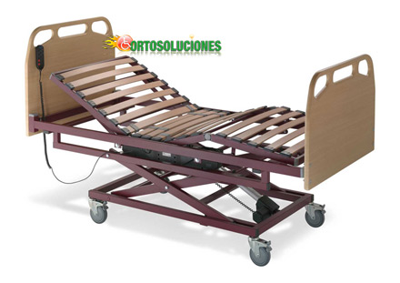cama el�ctrica con carro elevador recom lodosa