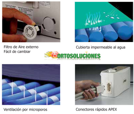 colchoneta de aire con compresor pm100b4 apex 