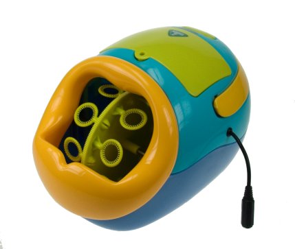 maquina adaptada para hacer pompas