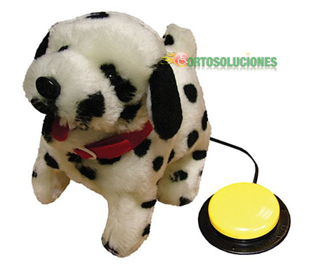 perro dalmata juguete adaptado para ni�os