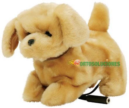 juguete adaptado forma de perro 