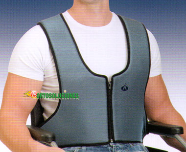 chaleco contencion silla de ruedas