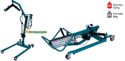 grua electrica plegable ayudas dinamicas