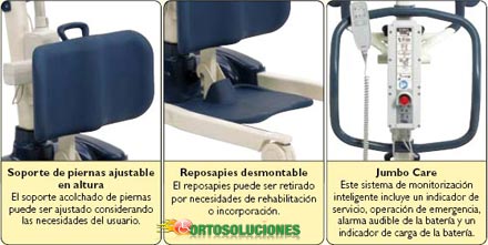 grua roze bipedestacion invacare