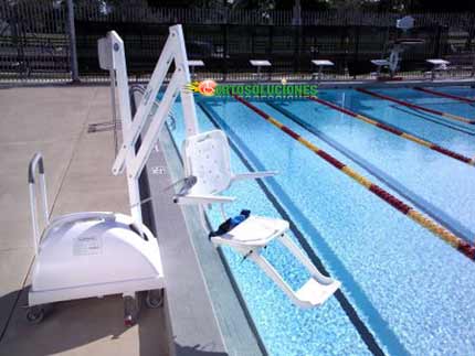 grua de piscina movil pal