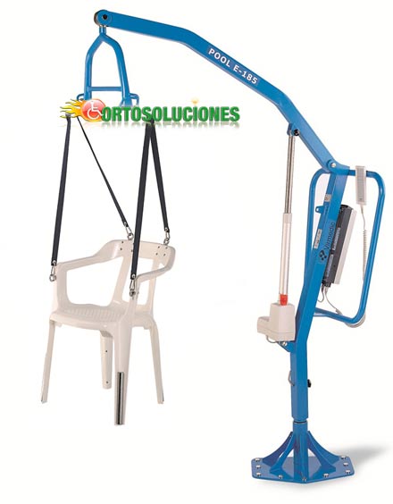 grua electrica para la piscina pool virmedic