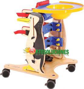 bipedestador infantil pinguino 