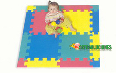 alfombra colorada puzzle 