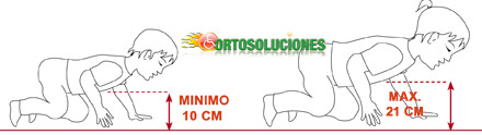 gateador infantil medidas rehagirona