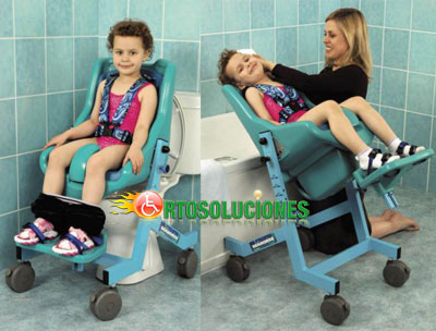 silla ducha infantil sanichair