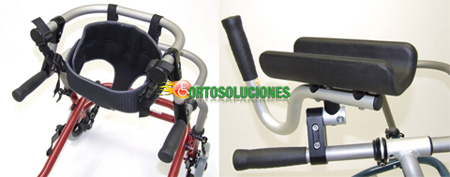 andador posterior infantil flux