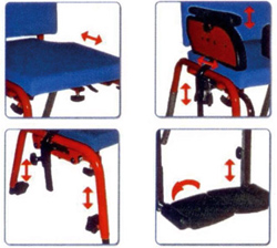 silla para ni�o position