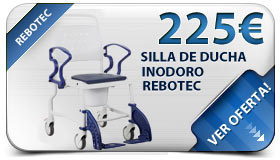 silla de ducha y wc rebotec