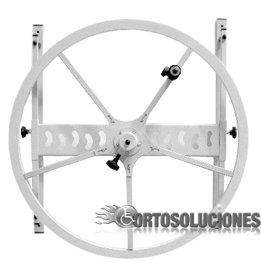 rueda de hombro de metal mecanoterpia