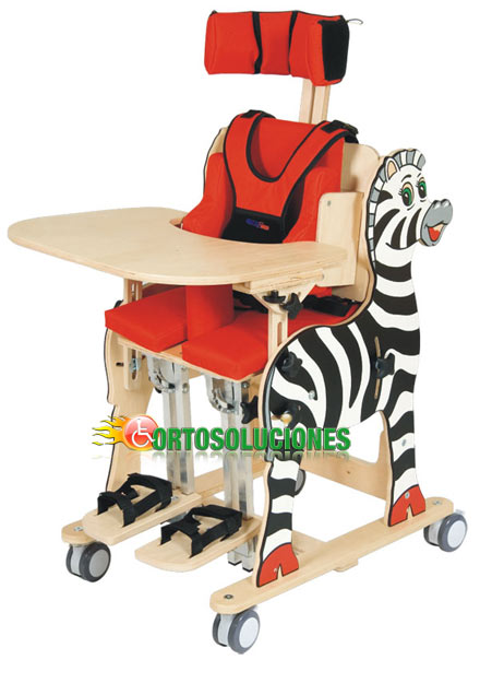 silla postural infantil zebra rehagirona