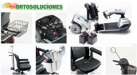 scooter invacare leo 3 ruedas desmontable