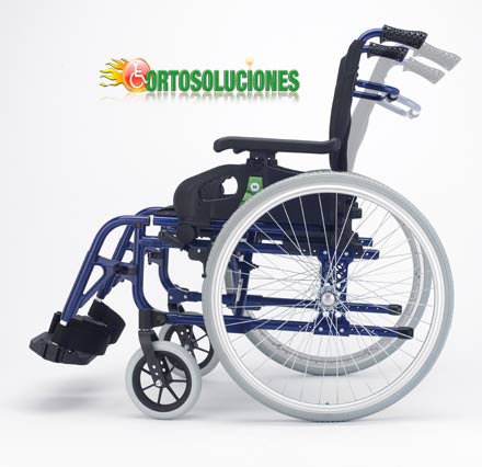 silla de ruedas manual en aluminio irati 2 minos