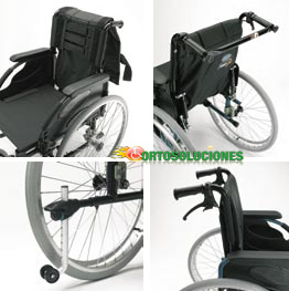 silla de aluminio action 4 ng invacare