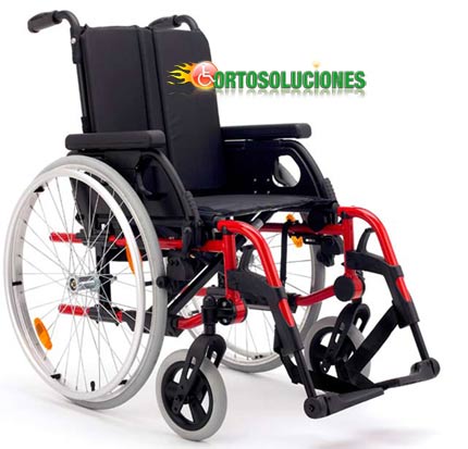 silla de aluminio breezy rubix sunrise medical