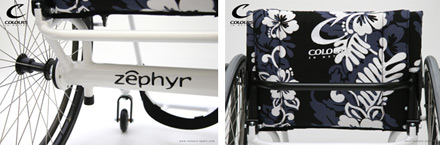 detalles silla de ruedas atbach ultraligera zephyr