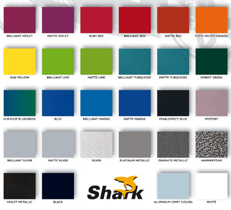 colores chasis shark quickie 
