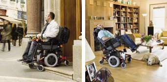 silla electrica invacare tracion central