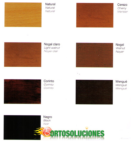 colores madera sillon electrico