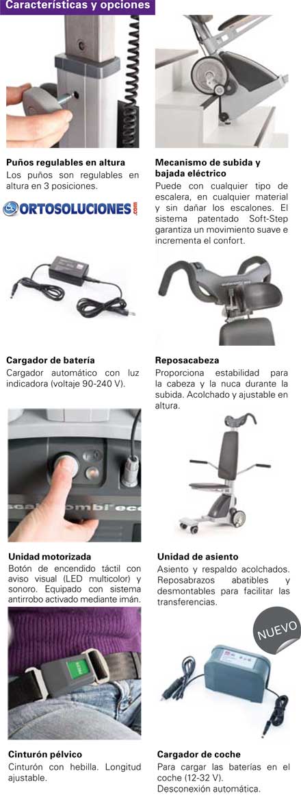subescalera invacare scalacombi eco 
