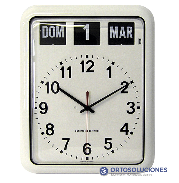 Reloj Con Calendario Personas Mayores Orto Soluciones calendario para personas mayores