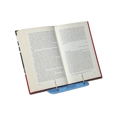 Sujeta libros plegable azul 