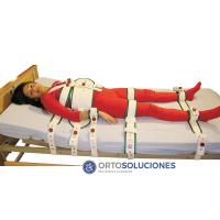 Cinturón de sujeción abdominal para cama