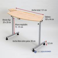 Mesita grande para sillones
