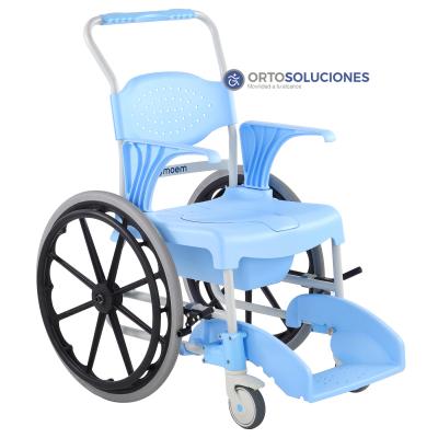 Silla de ducha y WC autopropulsable MOEM